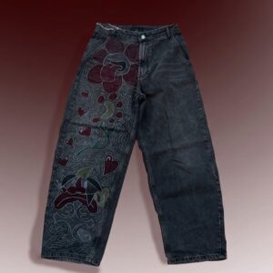 RabiShop Street Department Baggy Jeans Azul